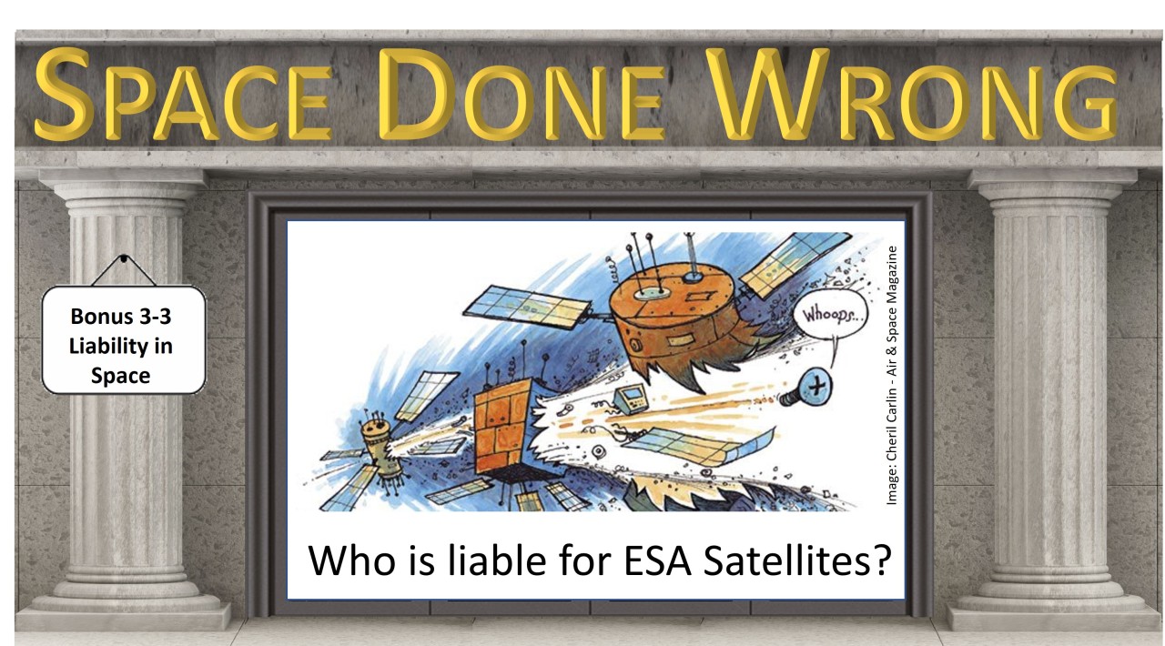 Who is liable for ESA satellites?